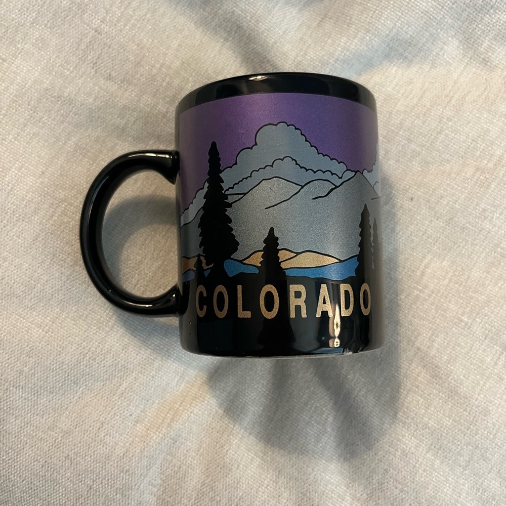 Scenic Colorado Mug - Purple and Black